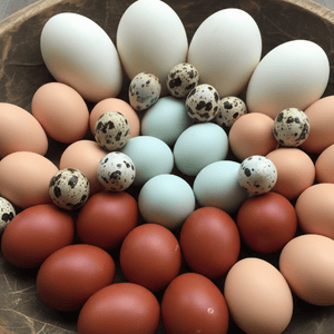 panier de Œufs de Marans (12 pièces) Œufs d'Araucana (6 pièces) Œufs de Gauloise dorée (12 pièces) Œufs de cane (4 pièces) Œufs de pintade (8 pièces)